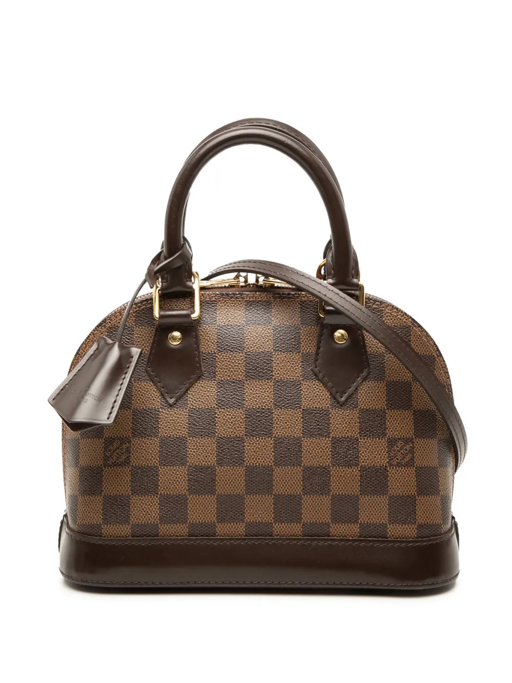 Louis Vuitton 2013 Damier Ebene Alma BB satchel