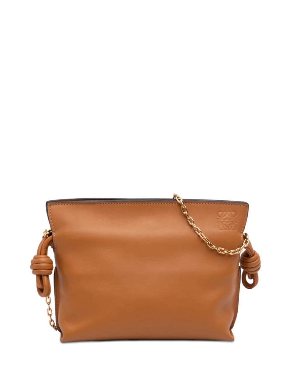 2021 Nano Leather Flamenco Knot Chain crossbody bag