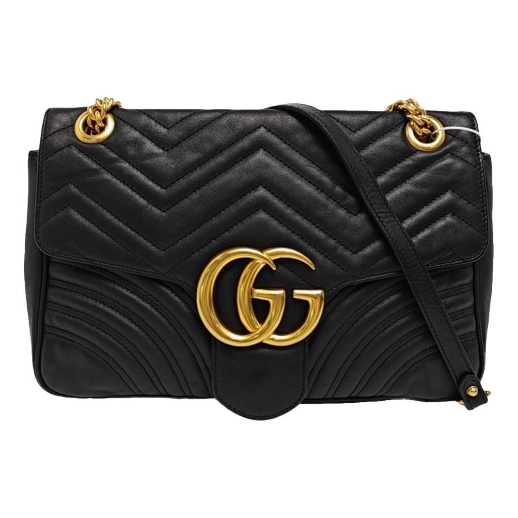 GG Marmont Flap leather crossbody bag