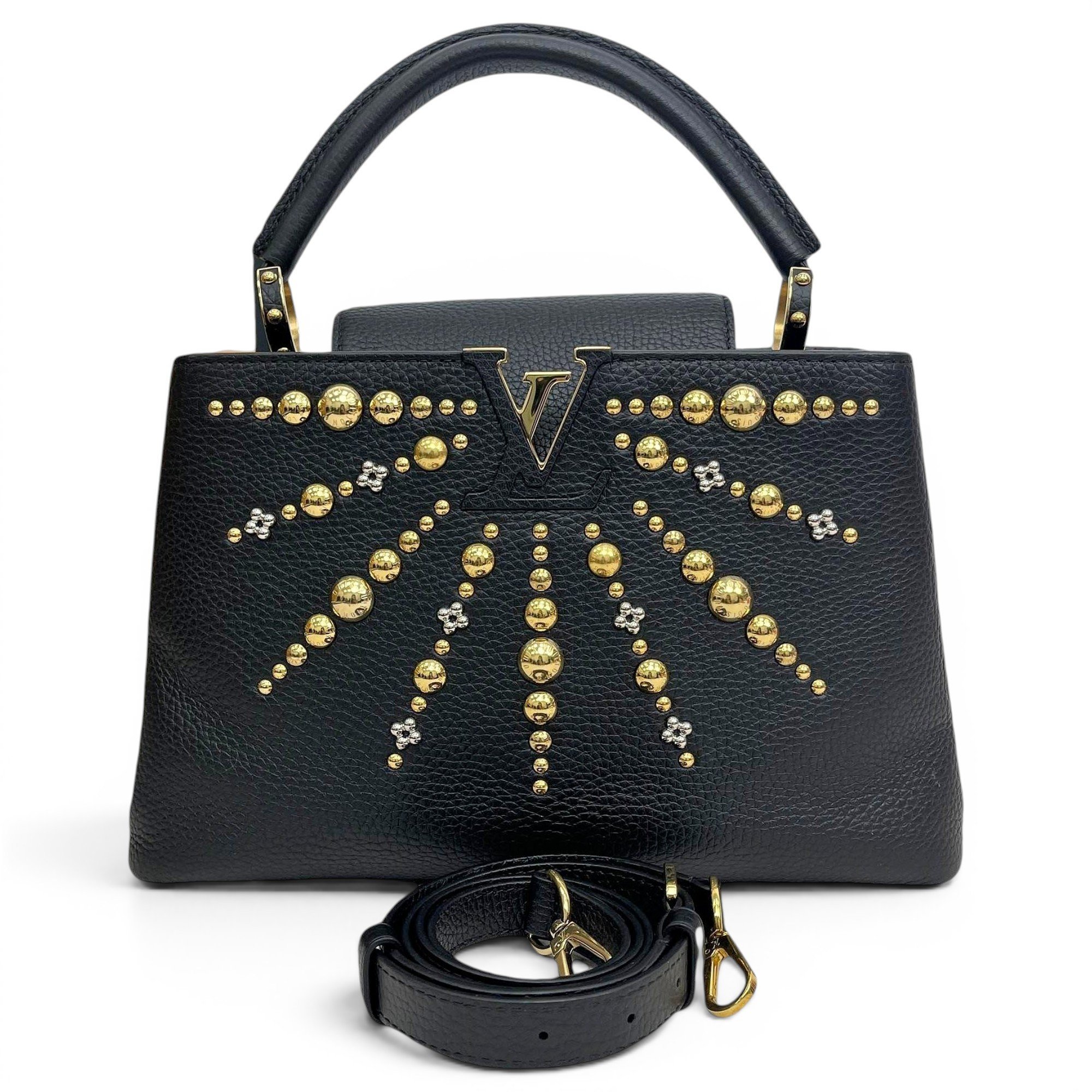 Capucines leather handbag