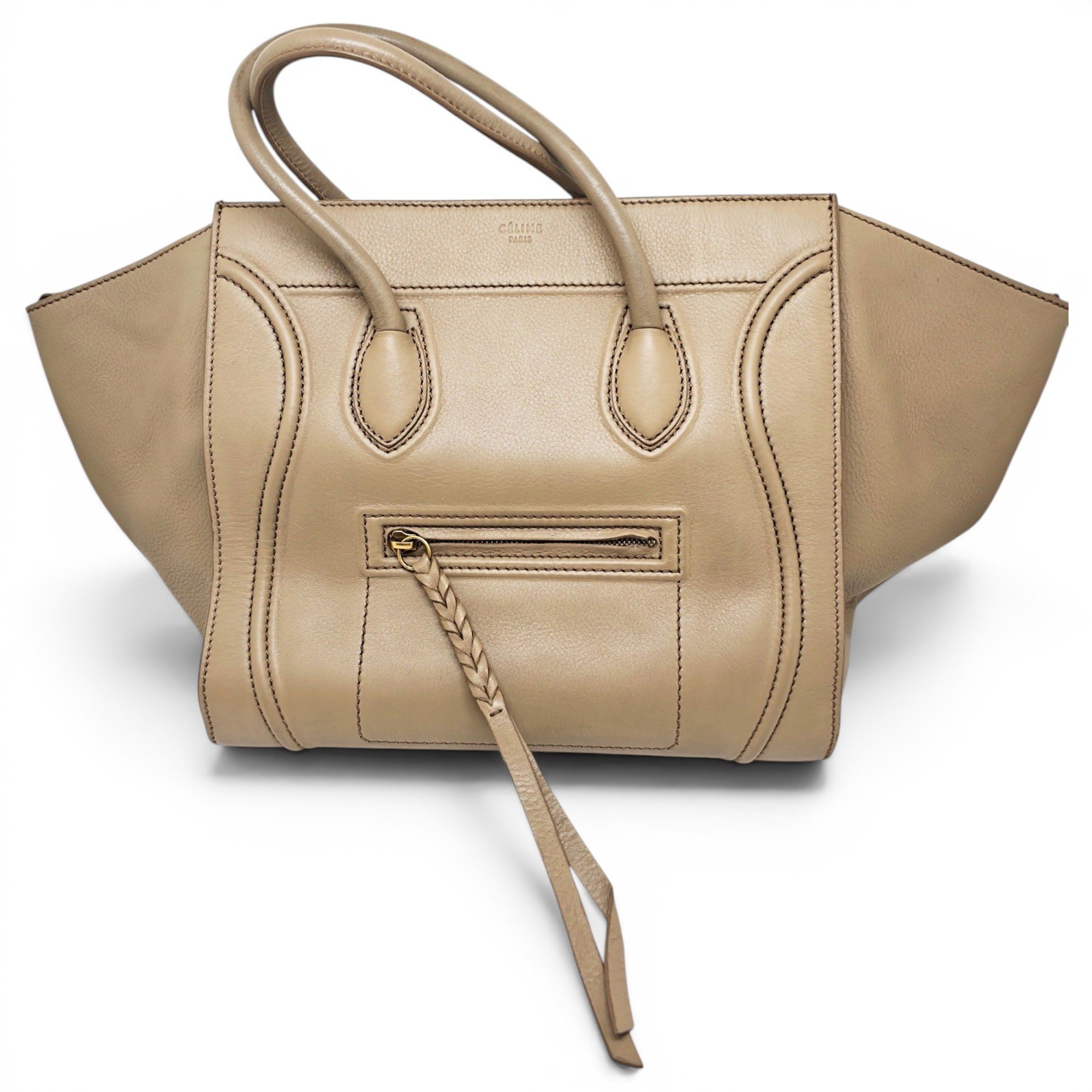 Celine Luggage Phantom leather handbag