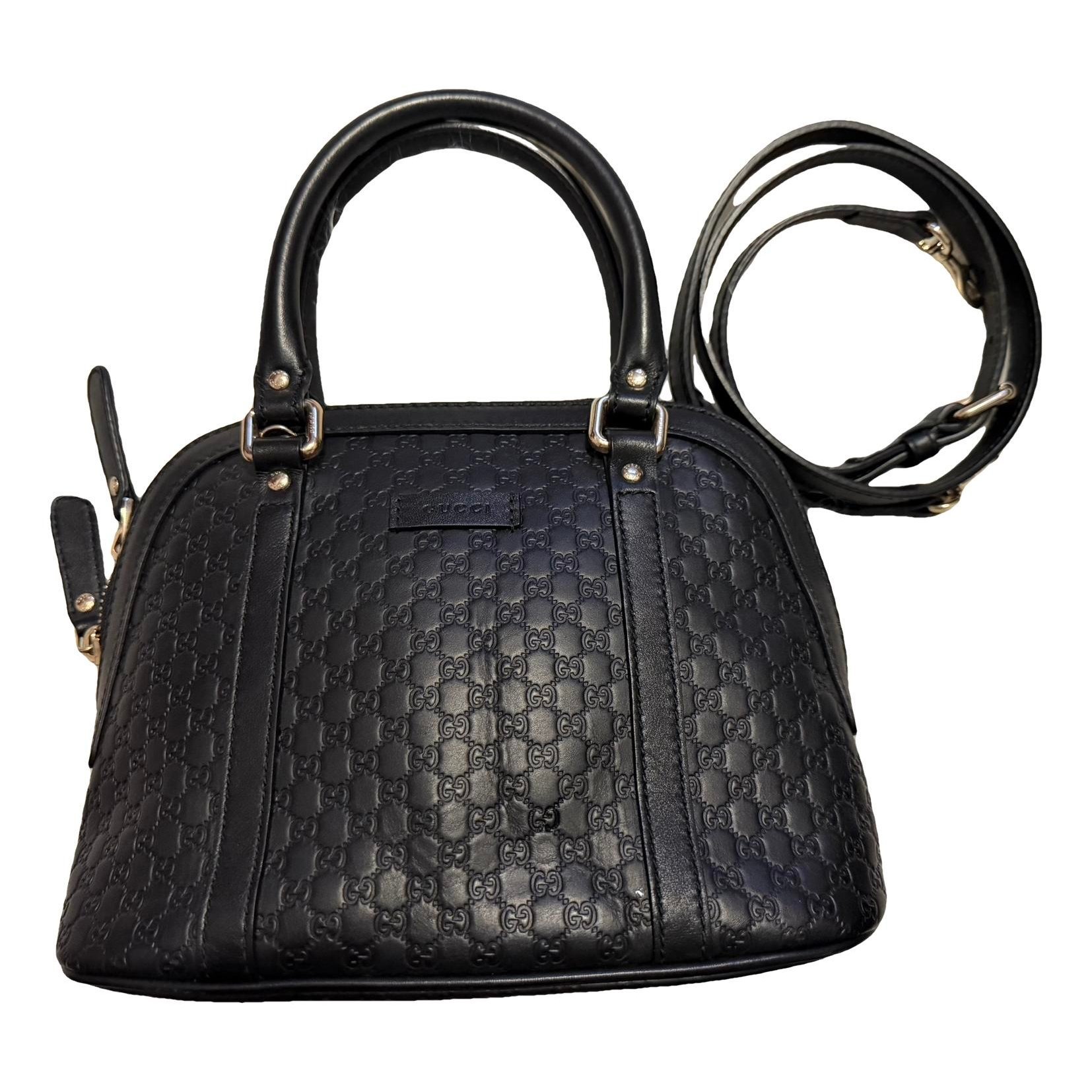 Dôme leather crossbody bag