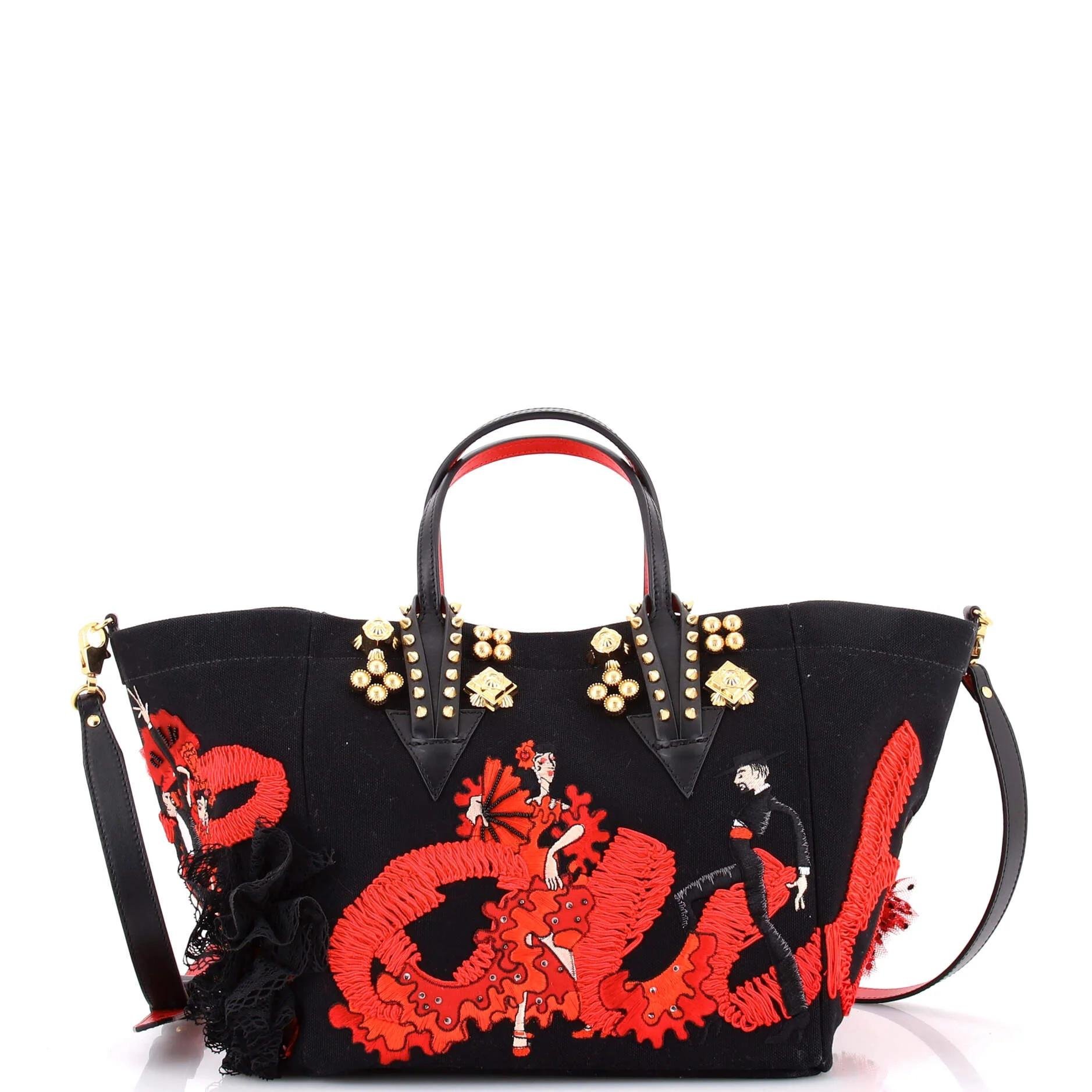 Leather tote