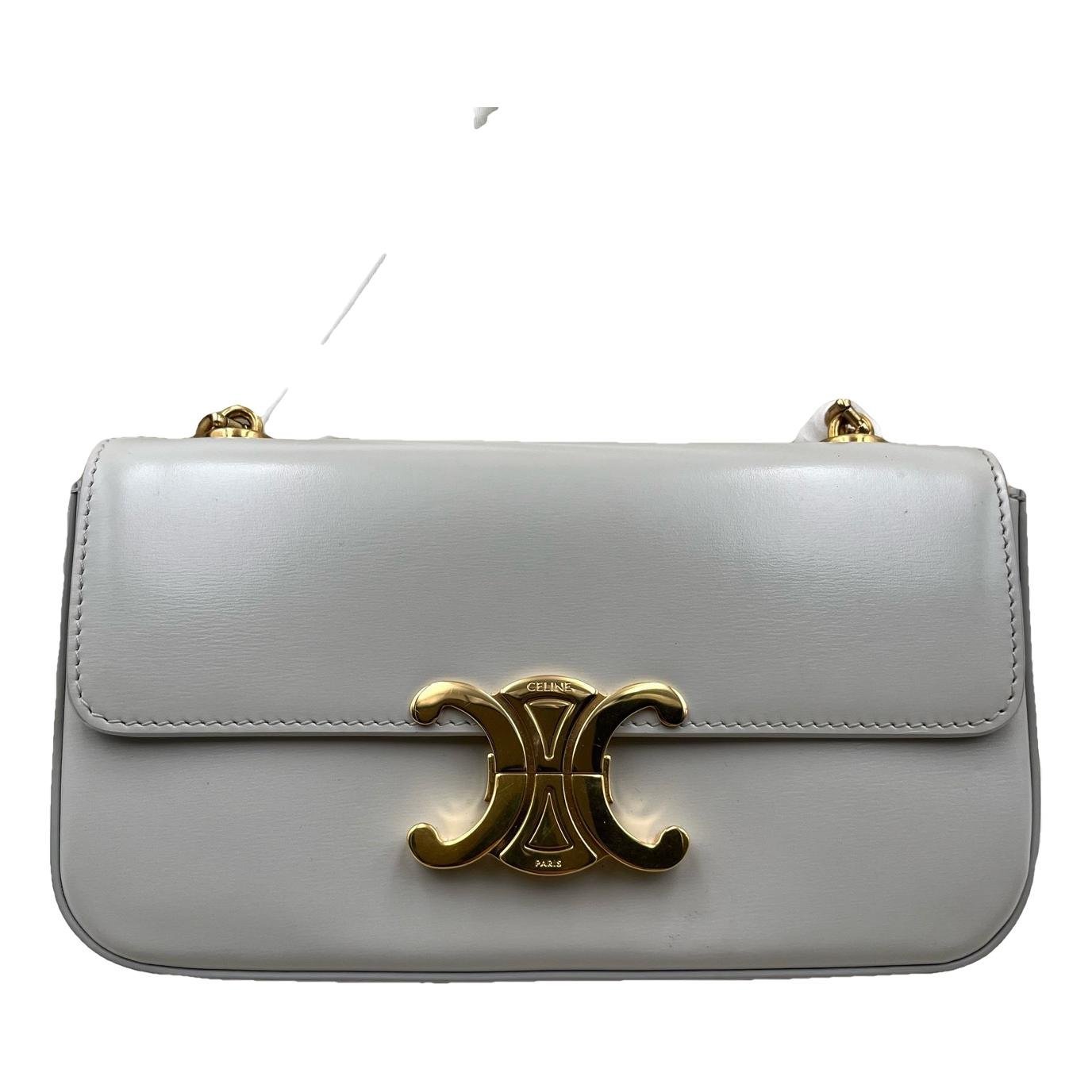 Triomphe leather handbag