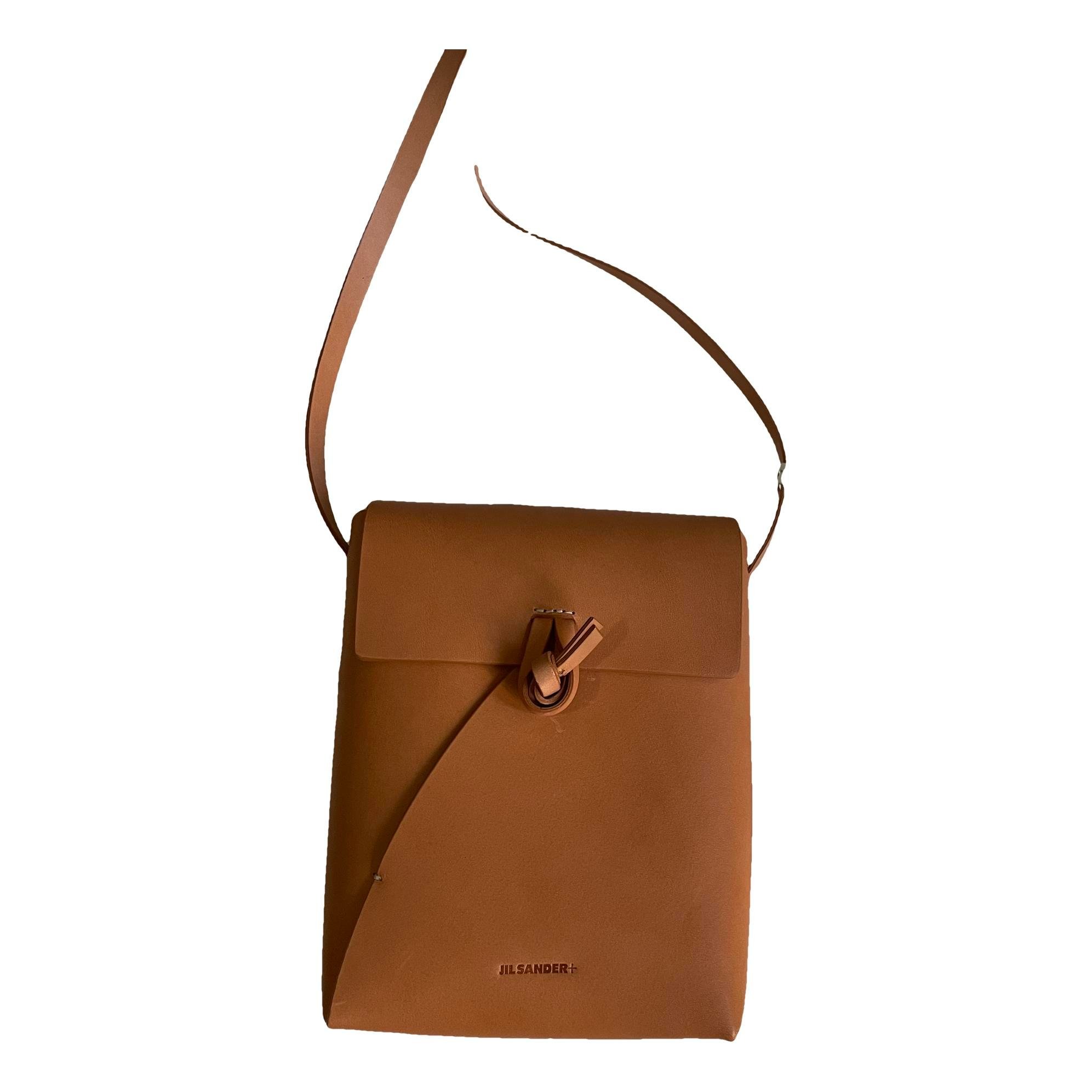 Jil Sander Tangle leather crossbody bag