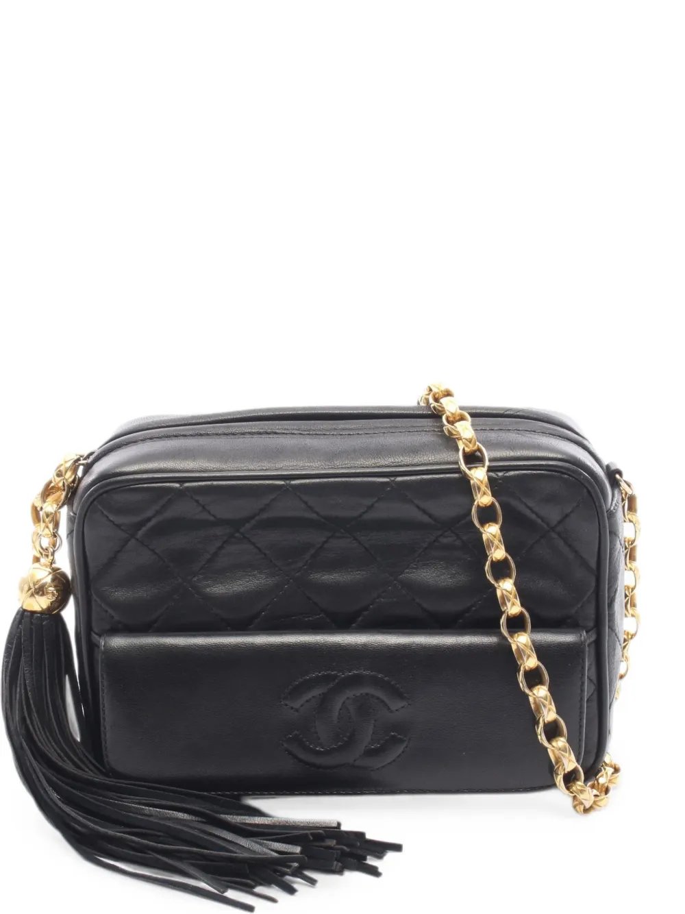 1989-1991 mini Matelassé fringe shoulder bag