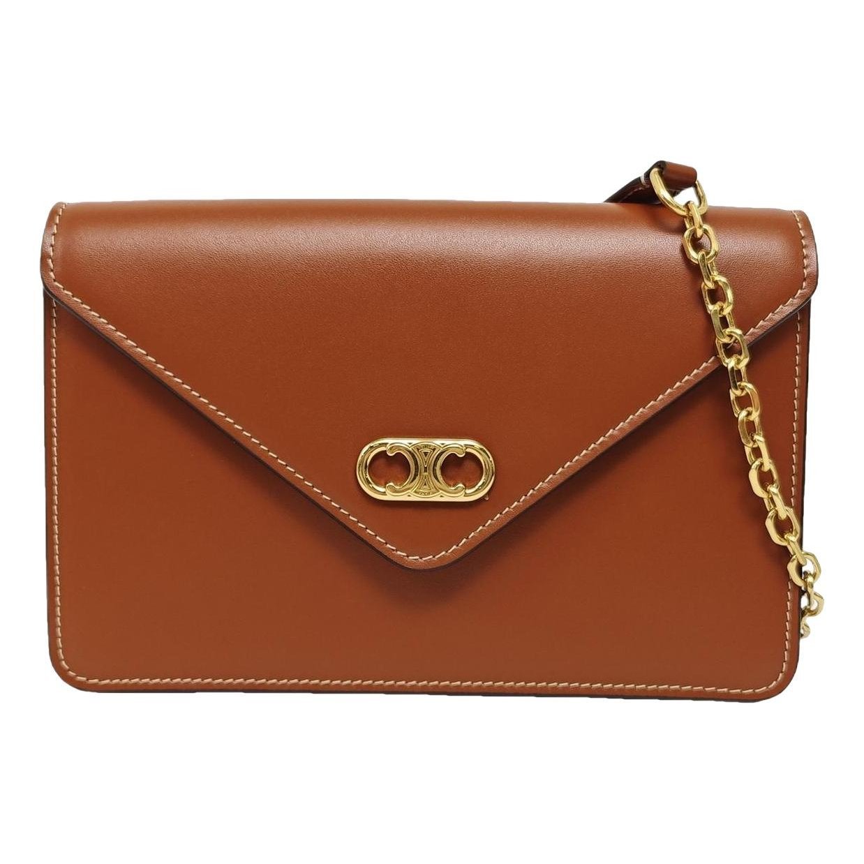 Triomphe leather handbag