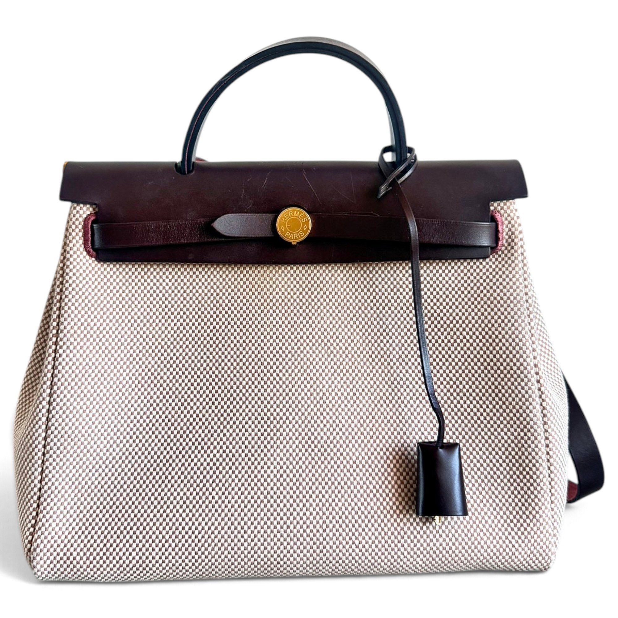Herbag leather handbag