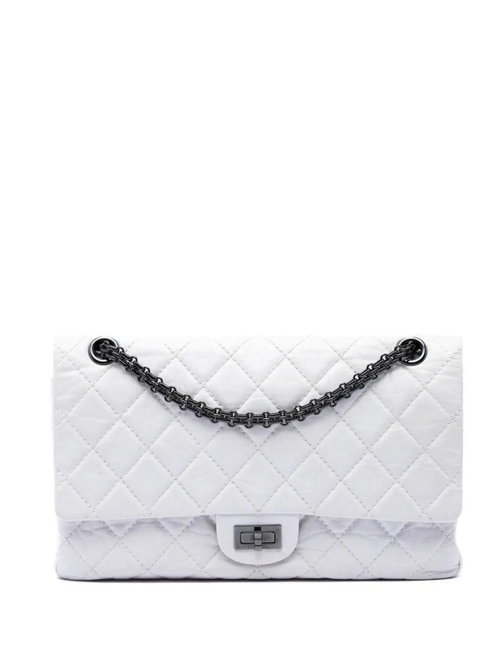 2008-2009 Quilted Aged Calfskin Reissue 2.55 Double Flap 226 shoulder bag