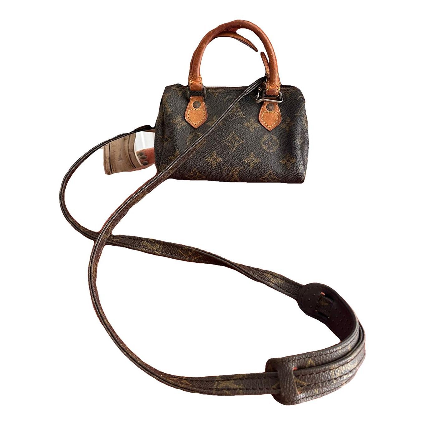 Nano Speedy / Mini HL leather crossbody bag