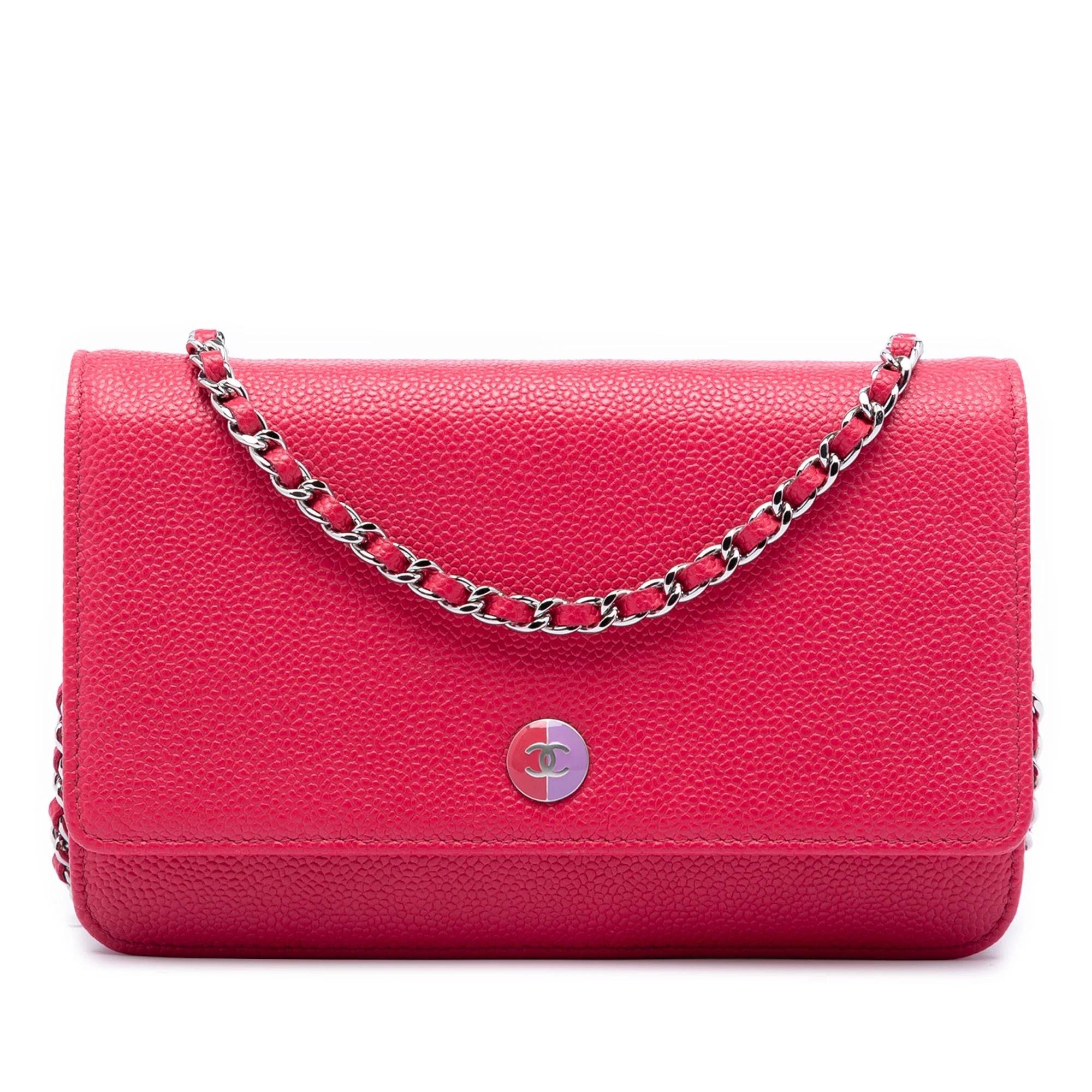 Wallet On Chain Timeless/Classique leather handbag