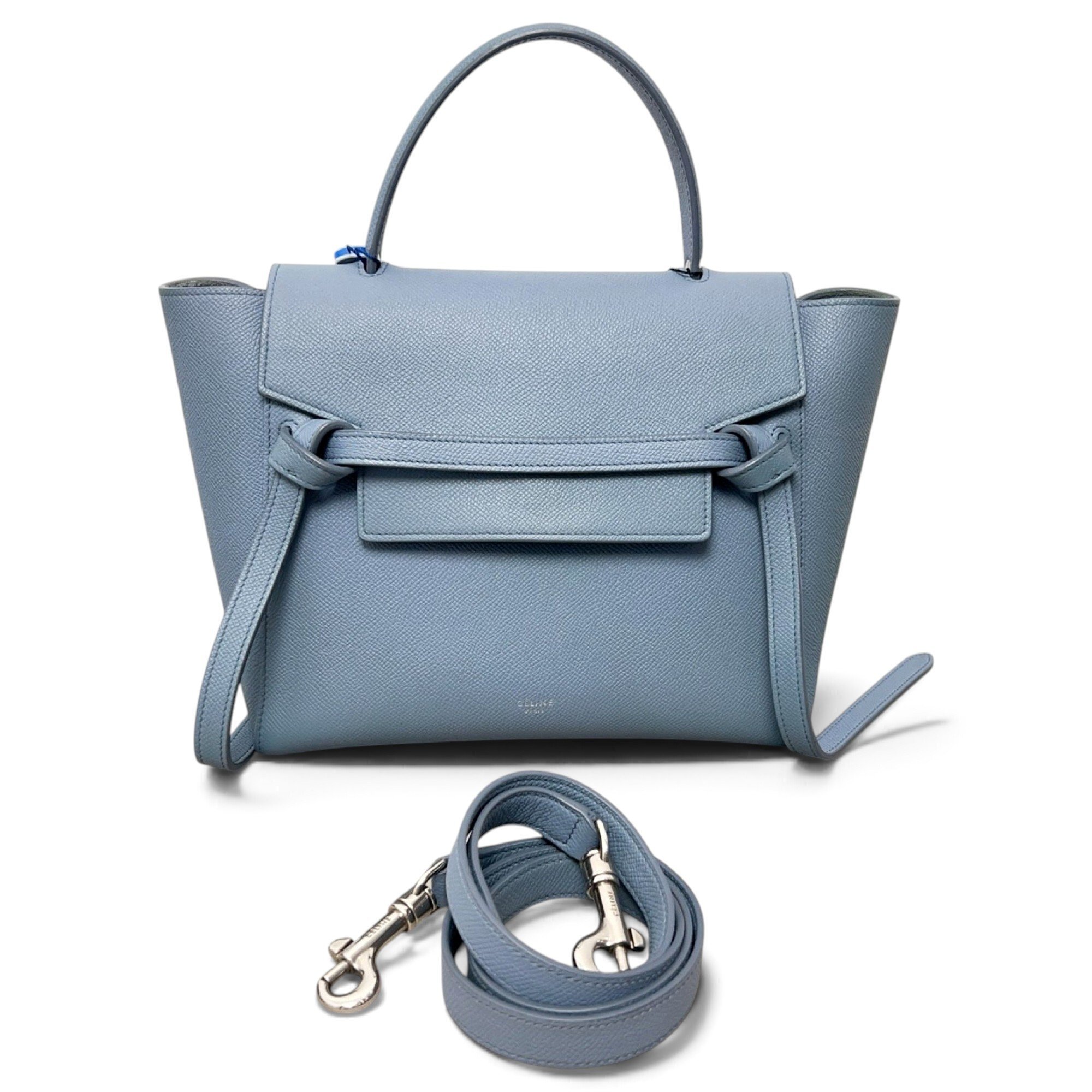 Belt leather handbag