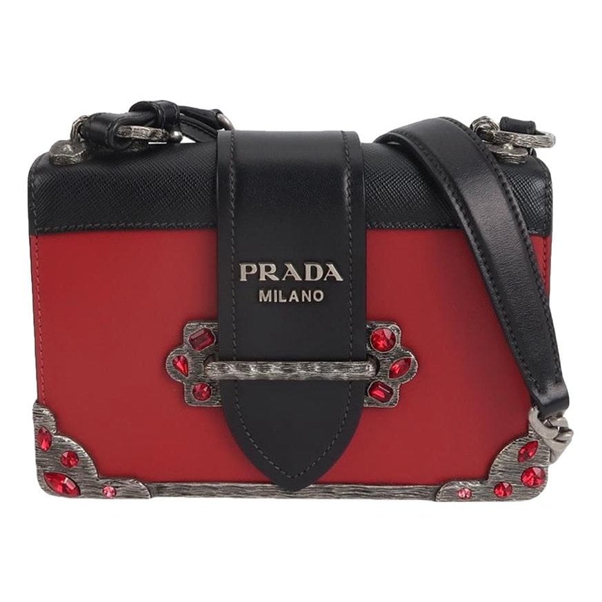 Cahier leather crossbody bag