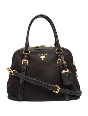 Tessuto Nylon Top Handle Bag