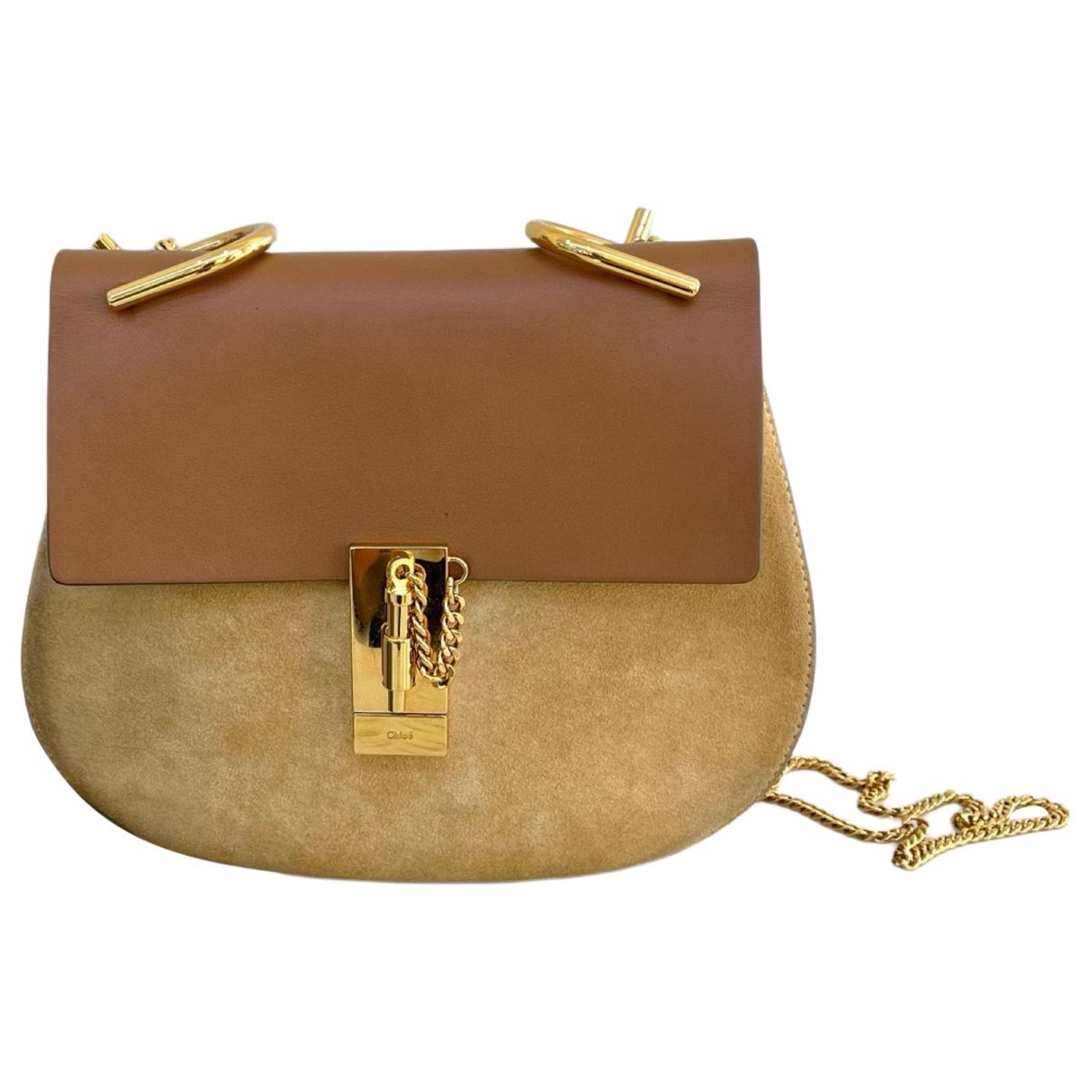 Drew leather handbag