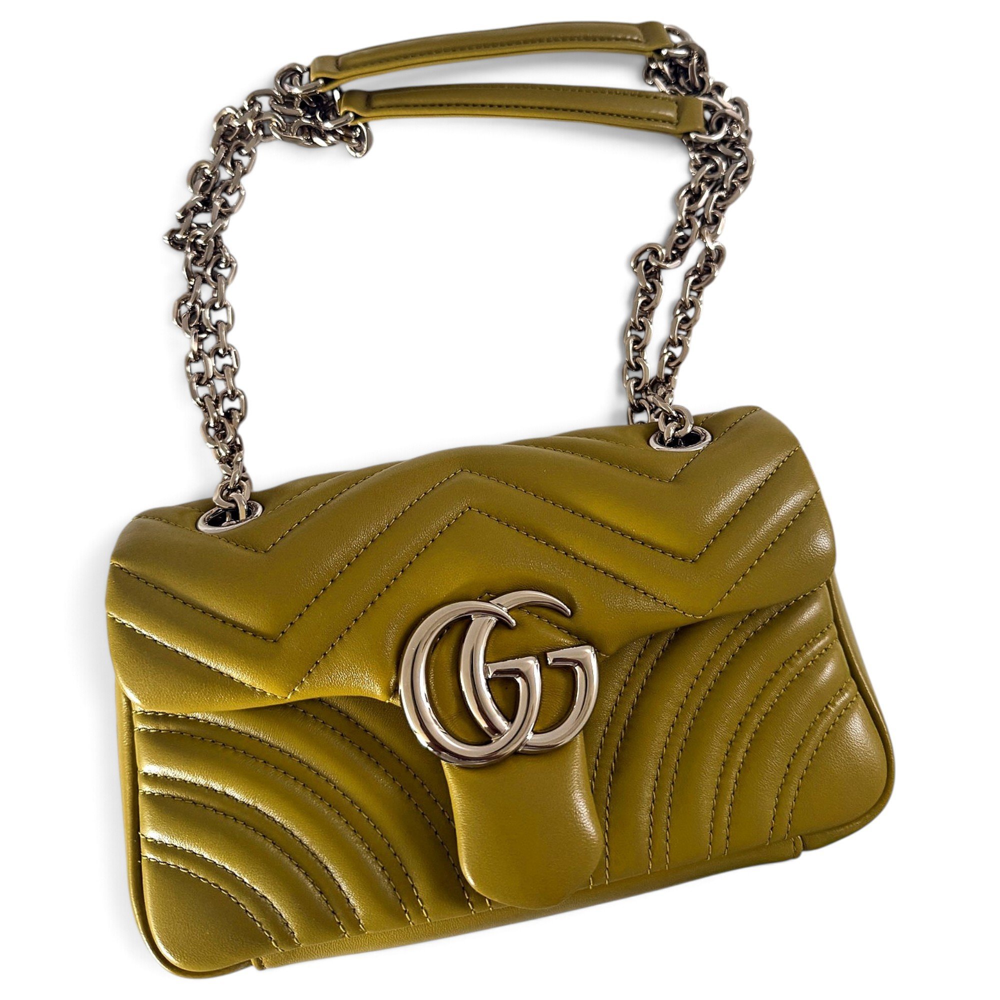 GG Marmont Flap leather handbag