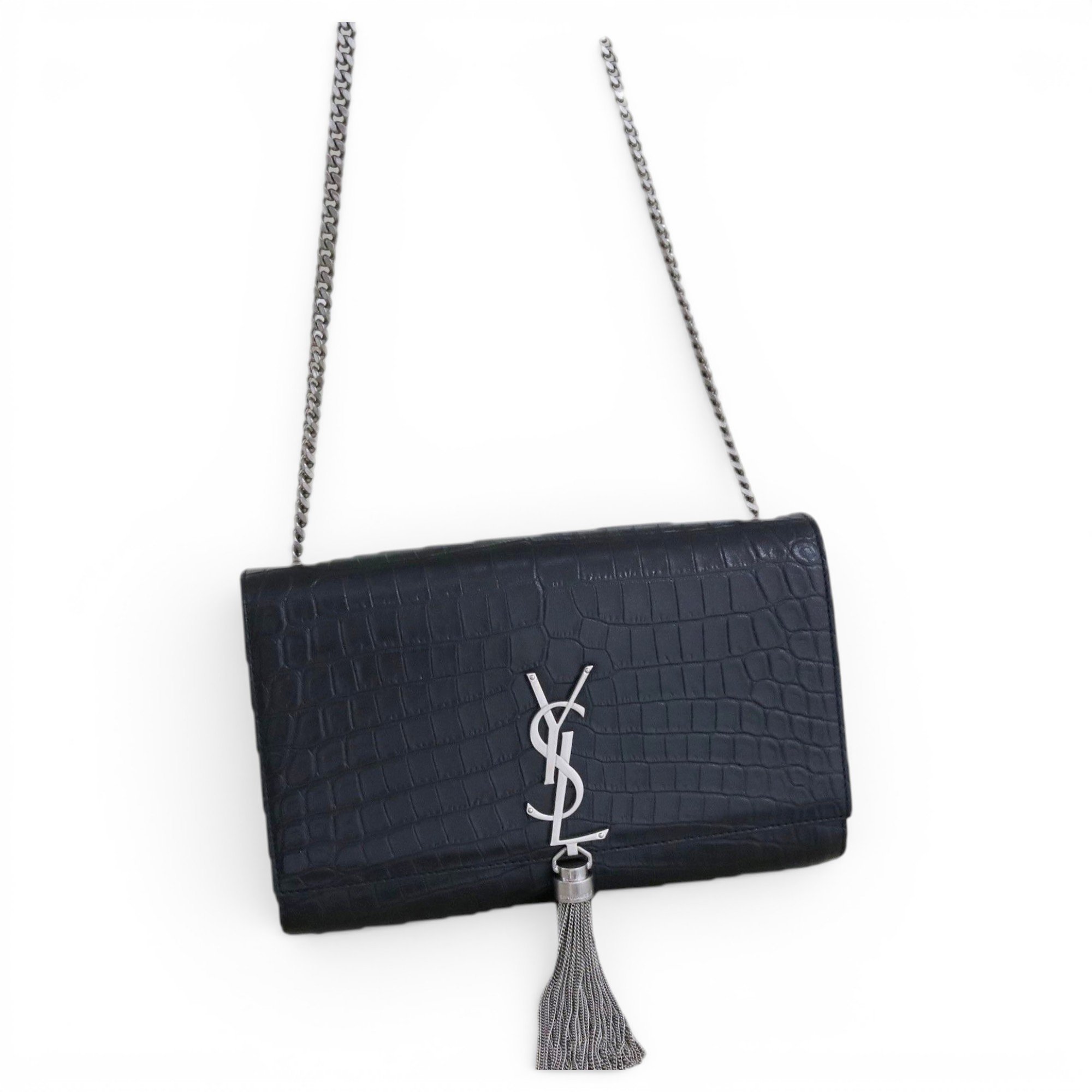 Pompom Kate leather handbag