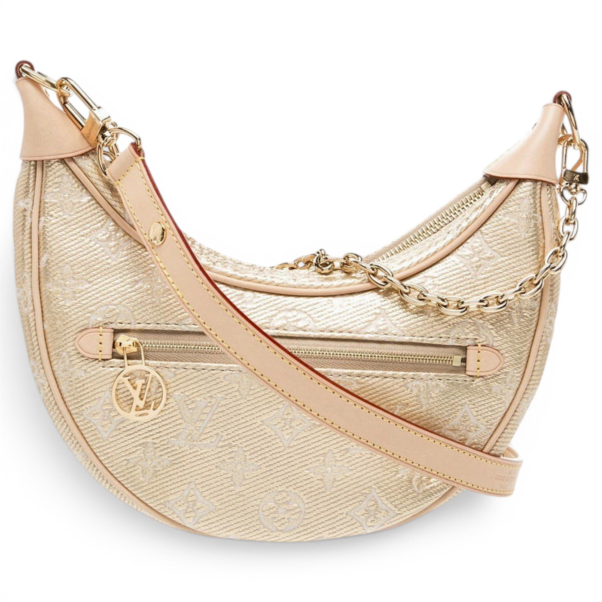 Loop leather crossbody bag