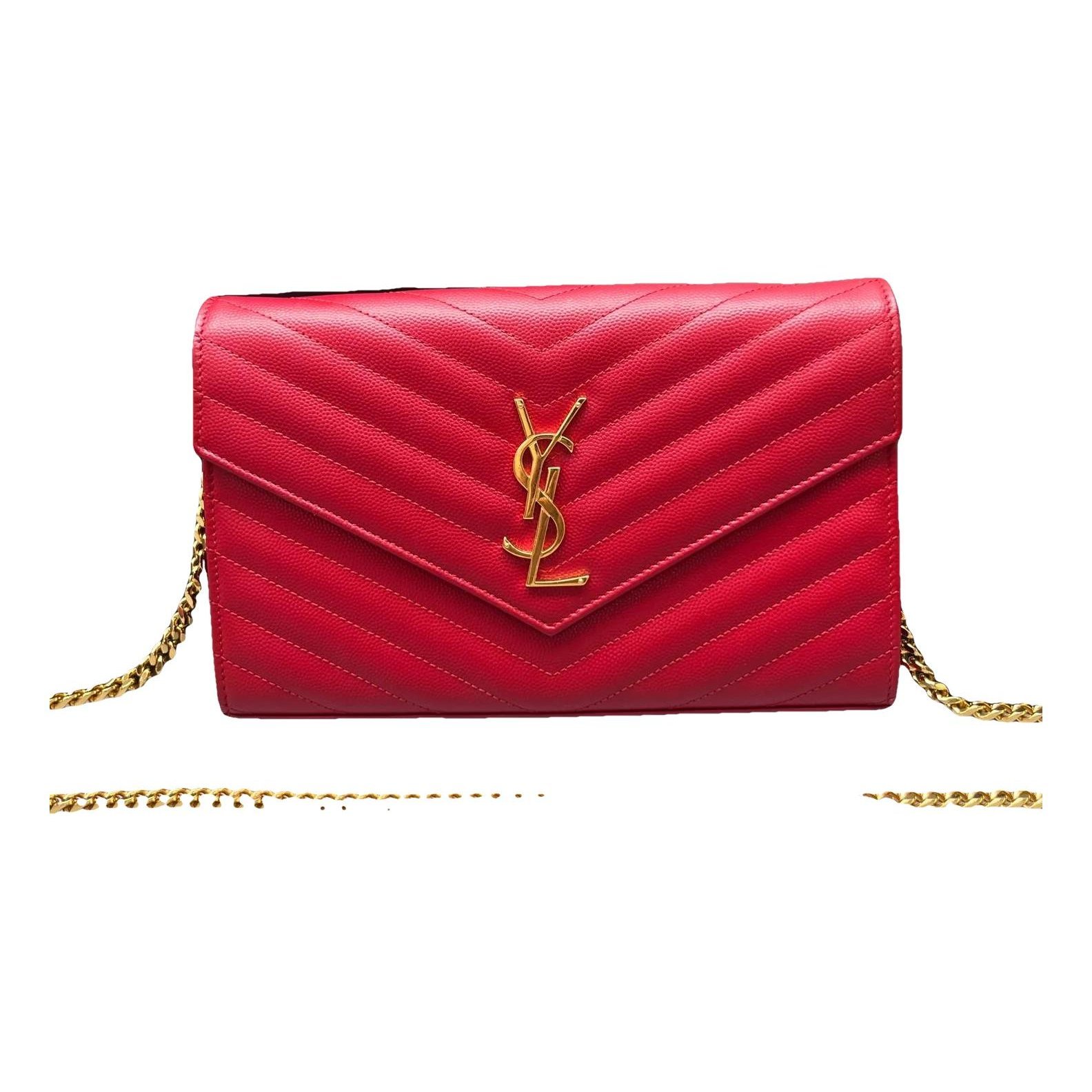 Envelope leather mini bag