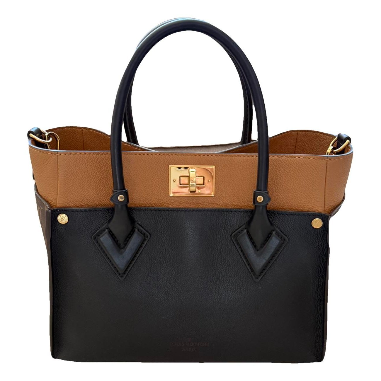 On My Side leather handbag