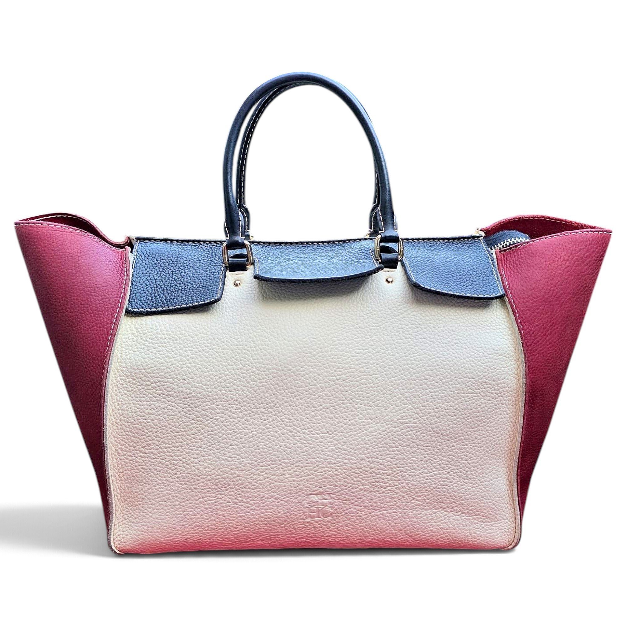 Leather tote