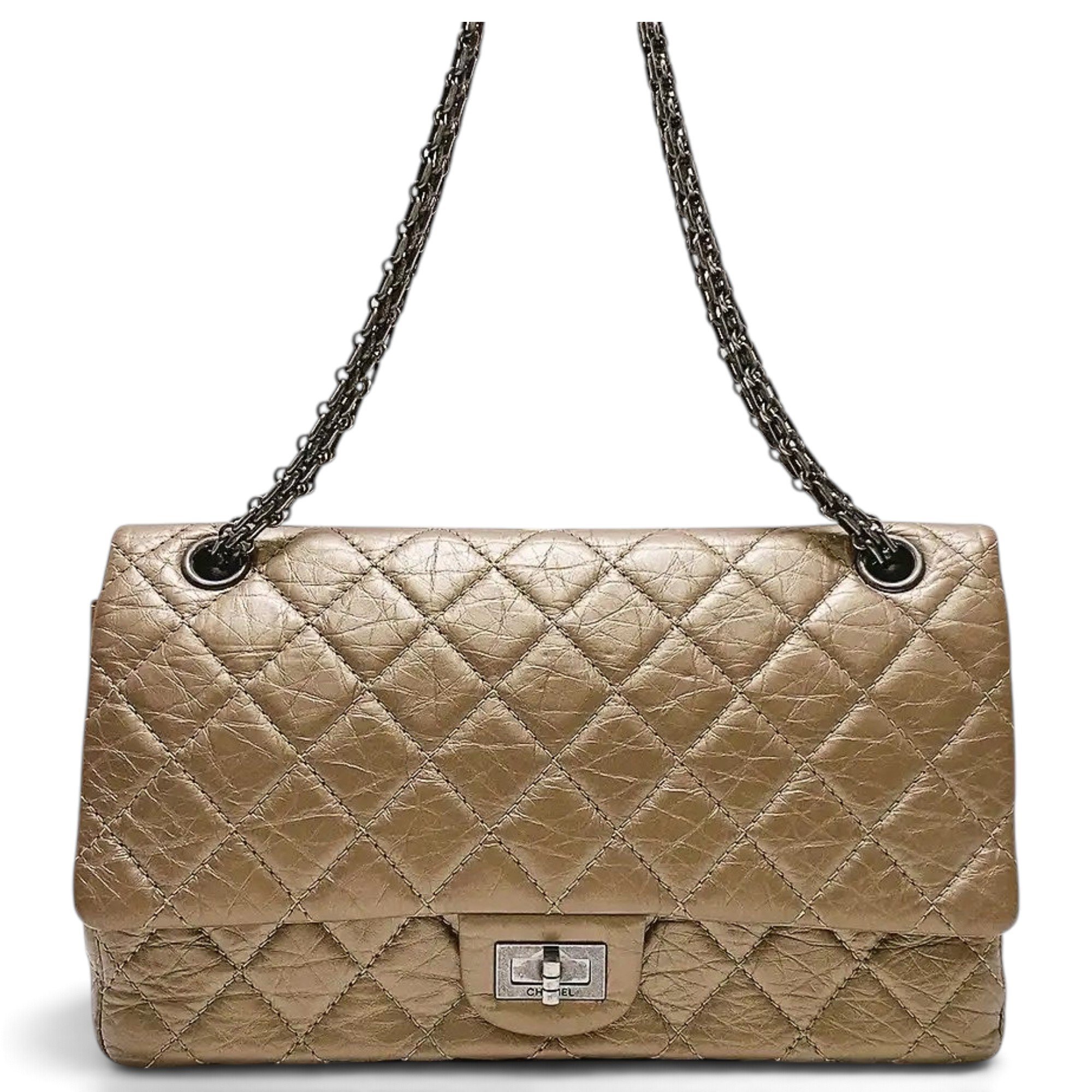 2.55 leather handbag
