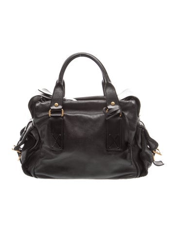 Leather Top Handle Bag