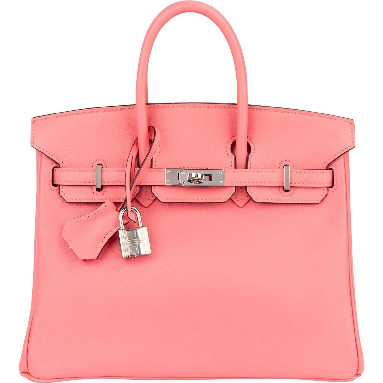 Birkin 25 leather handbag