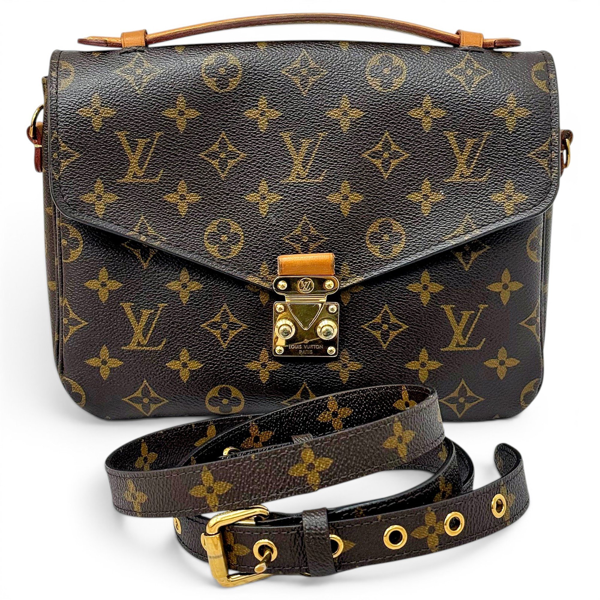 Metis leather handbag