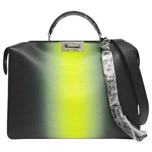 Peekaboo leather handbag
