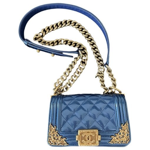 Boy leather crossbody bag
