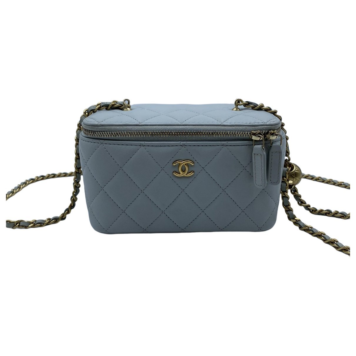 Trendy CC Vanity leather handbag