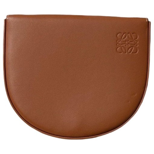 Heel leather handbag