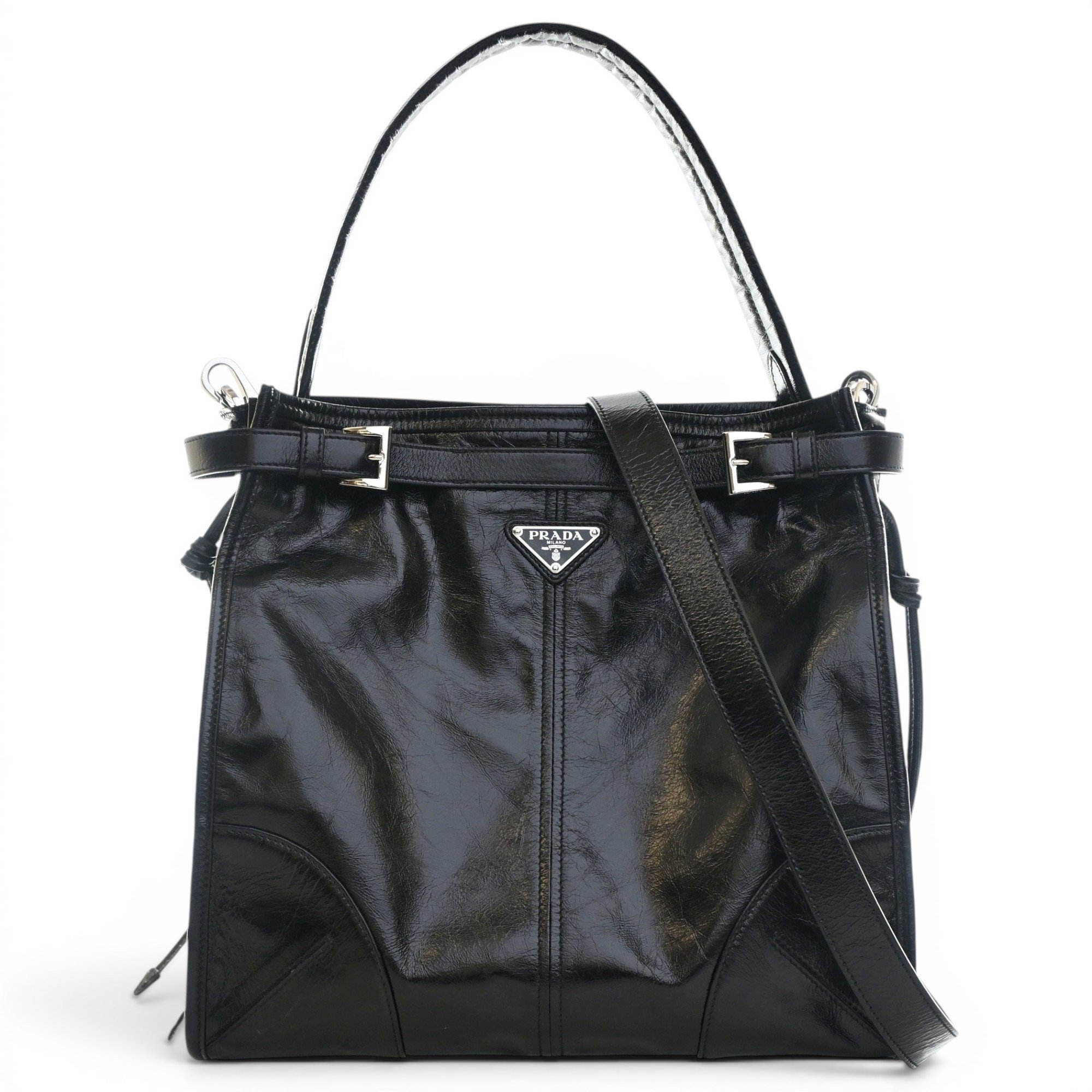 Leather tote