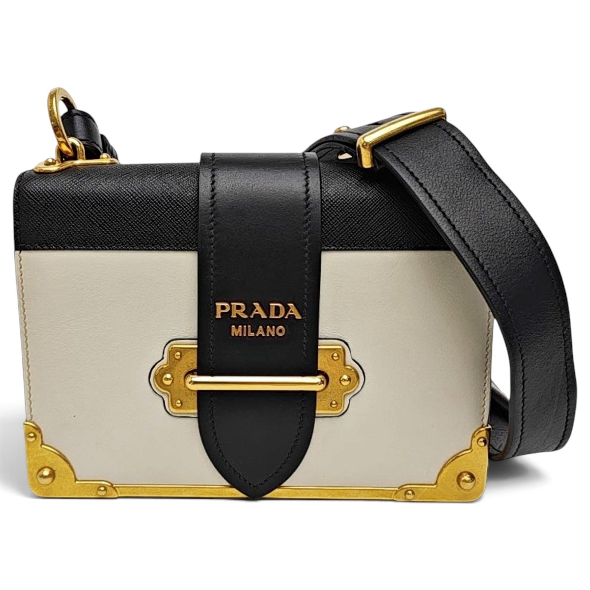Cahier leather handbag