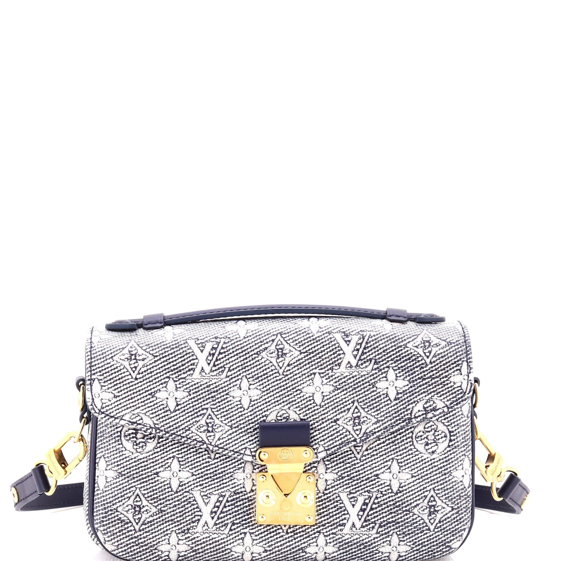 Pochette Metis Monoglam Jacquard Canvas East West