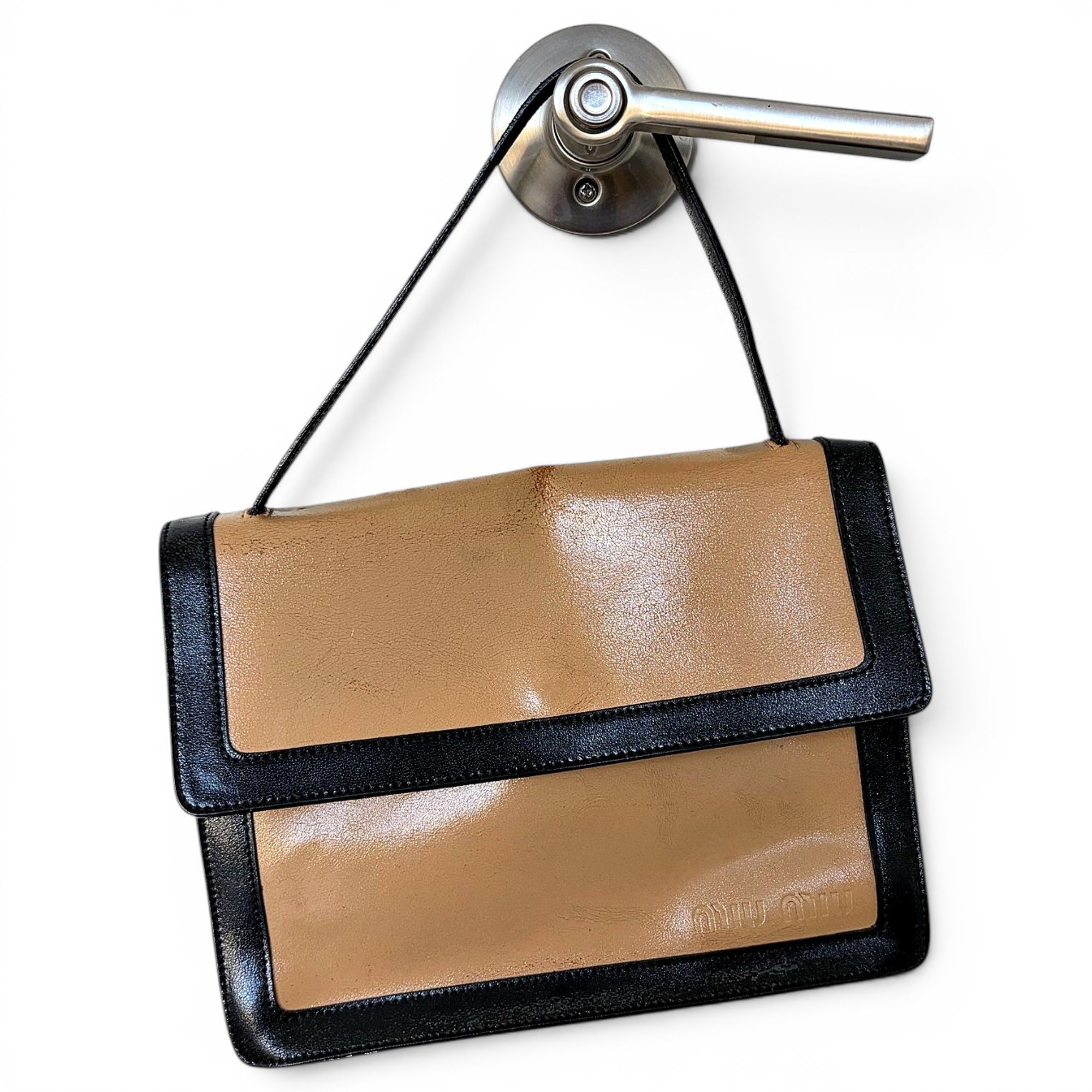 Beau leather handbag