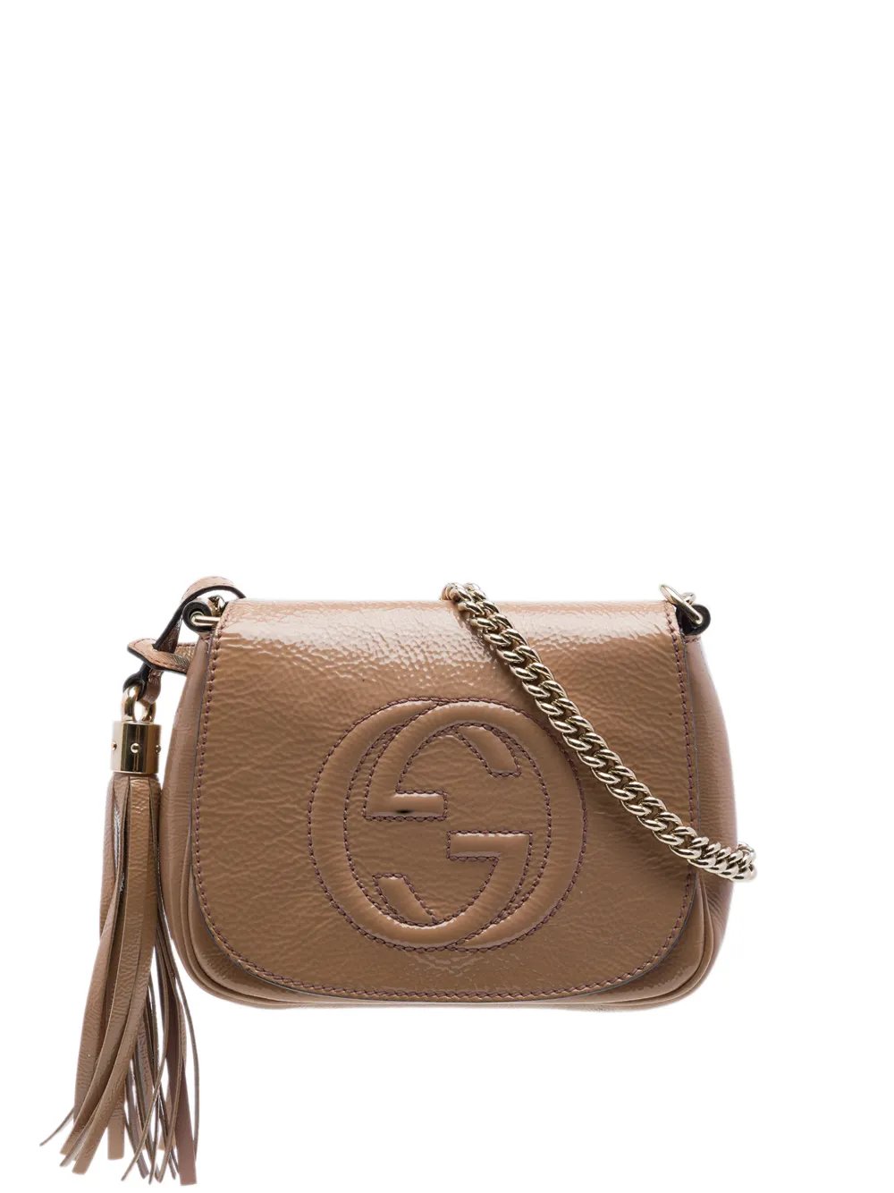 2016-2026 Small Patent Soho Chain Flap crossbody bag