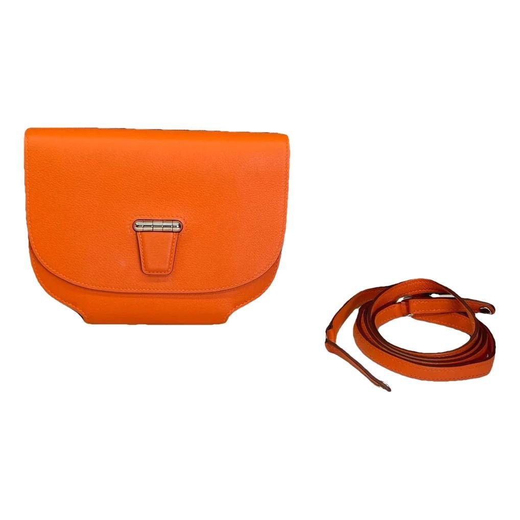 Convoyeur leather crossbody bag