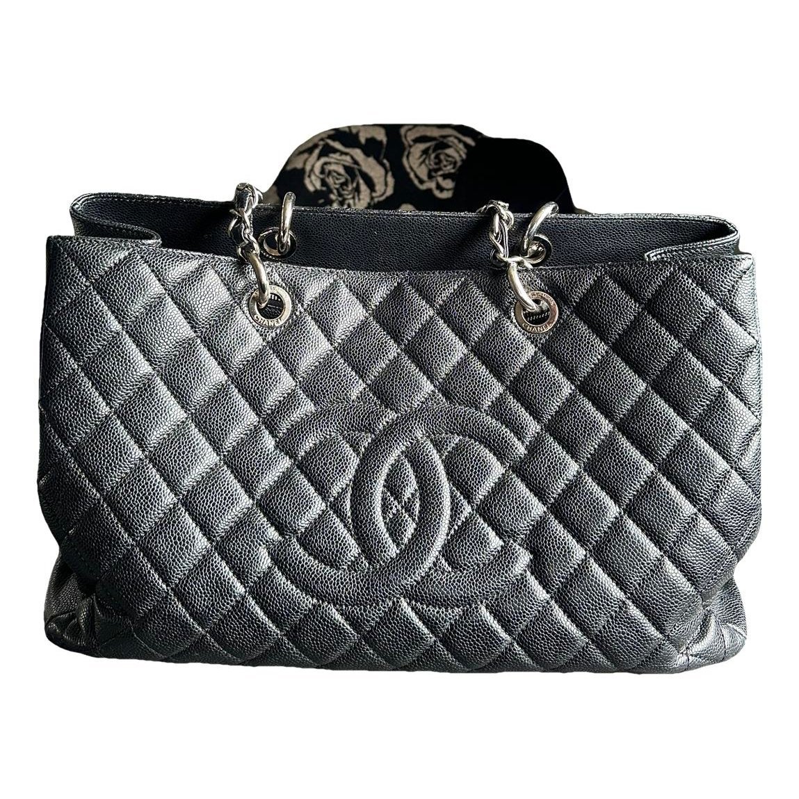 Grand shopping leather tote