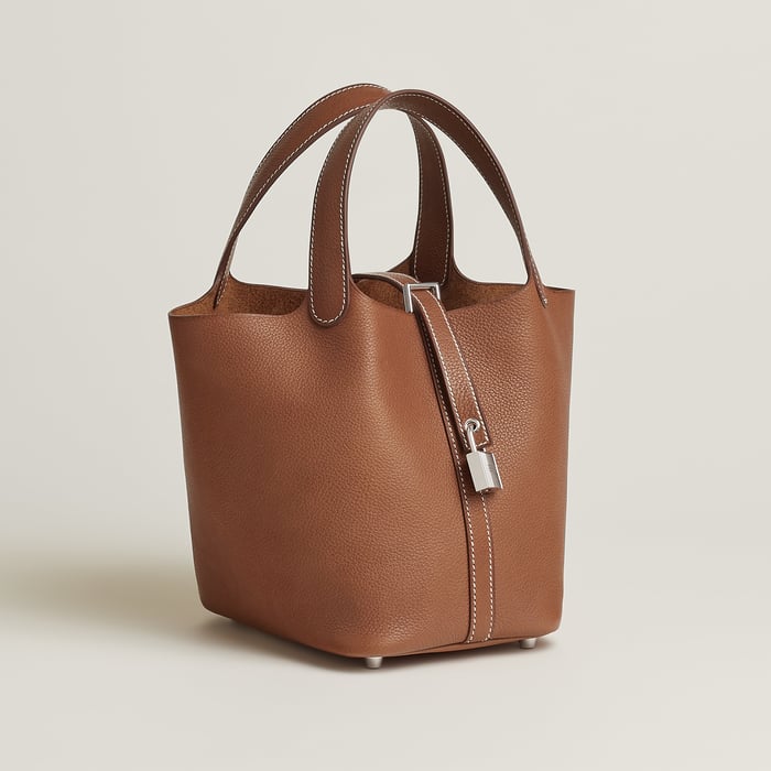 Fauve Picotin Lock 18 Bag