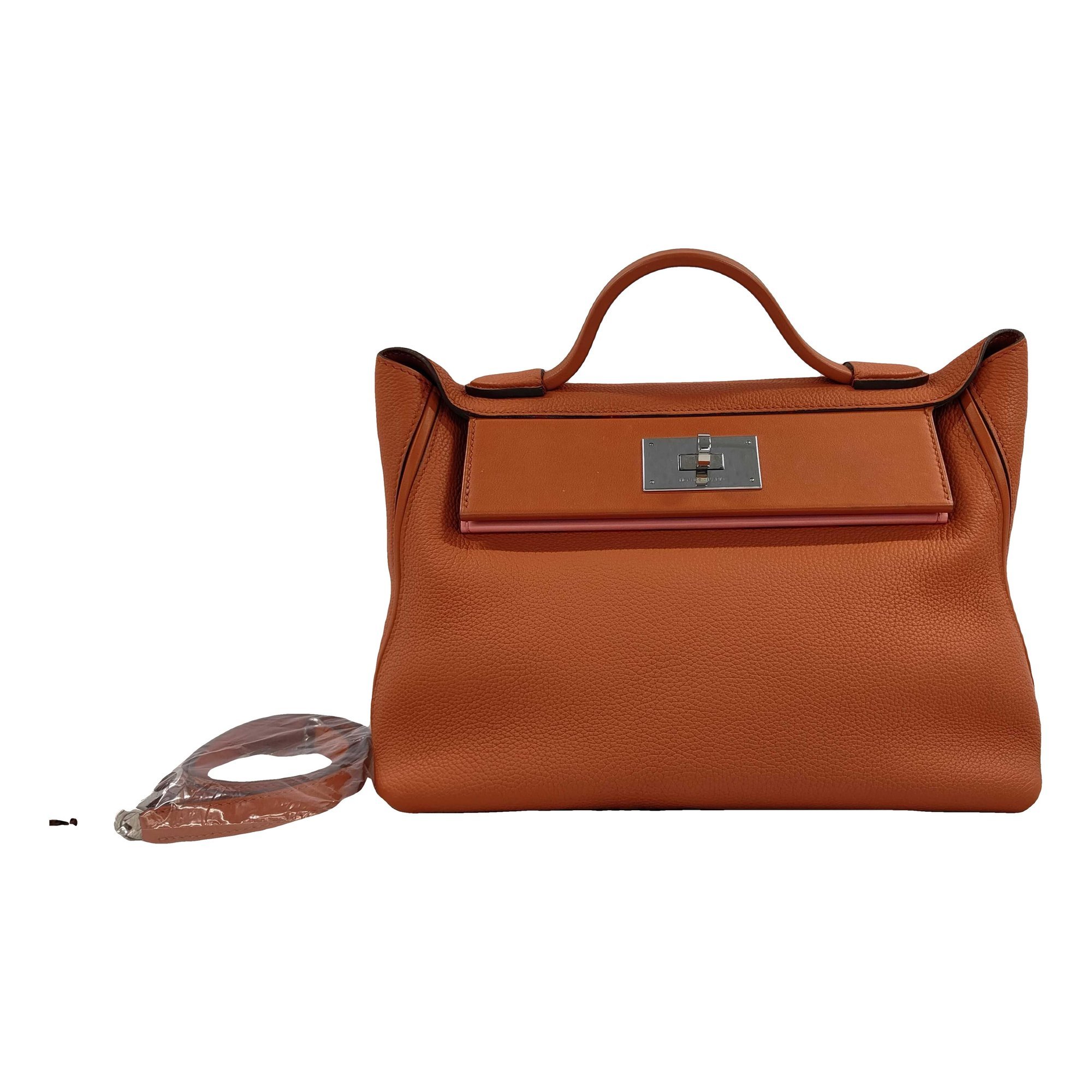 24/24 leather handbag