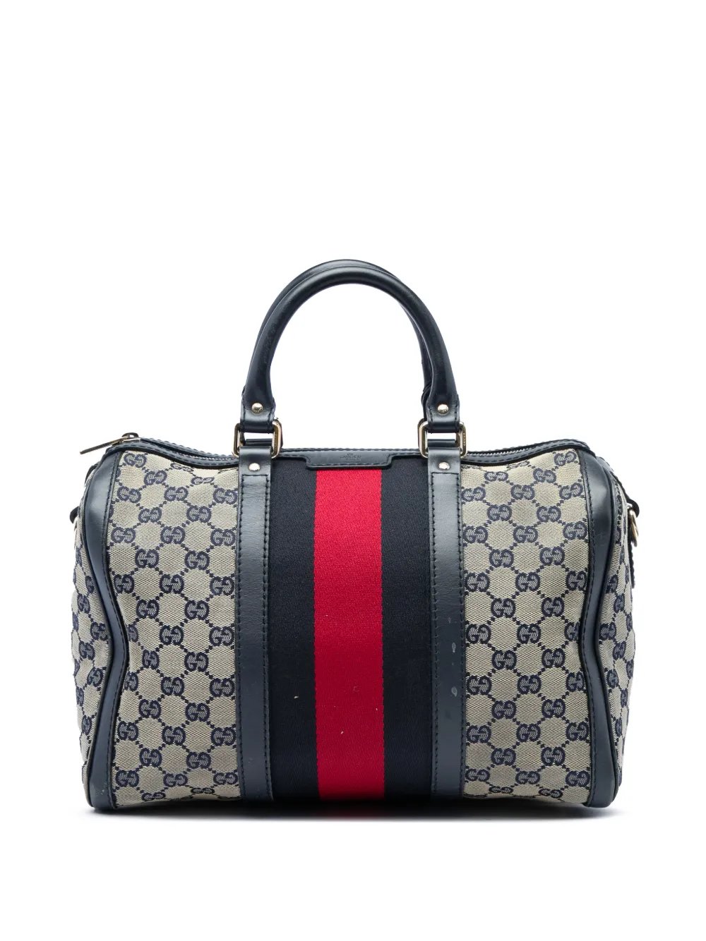 2016-2026 Medium GG Canvas Web Joy Boston Bag satchel