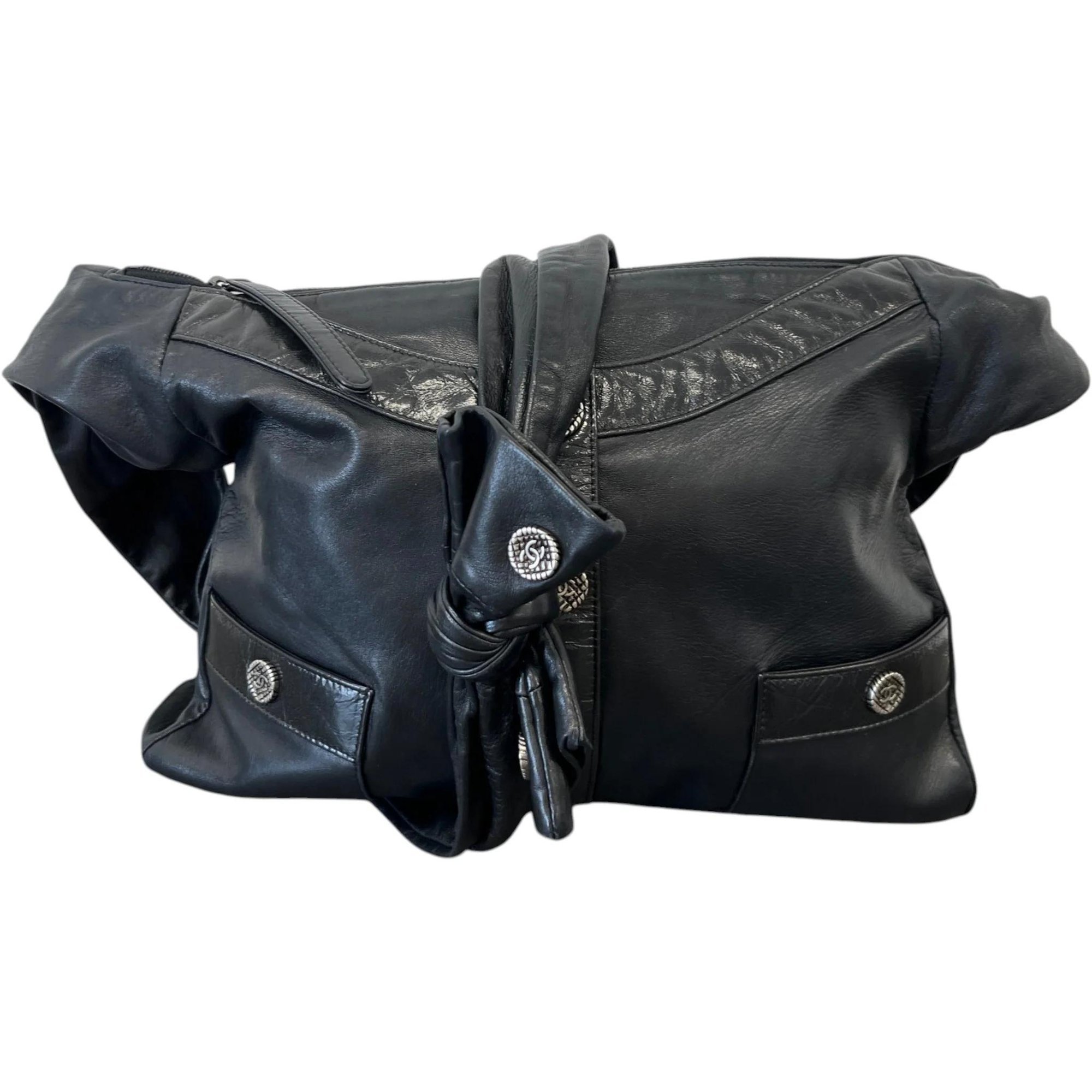 Leather satchel