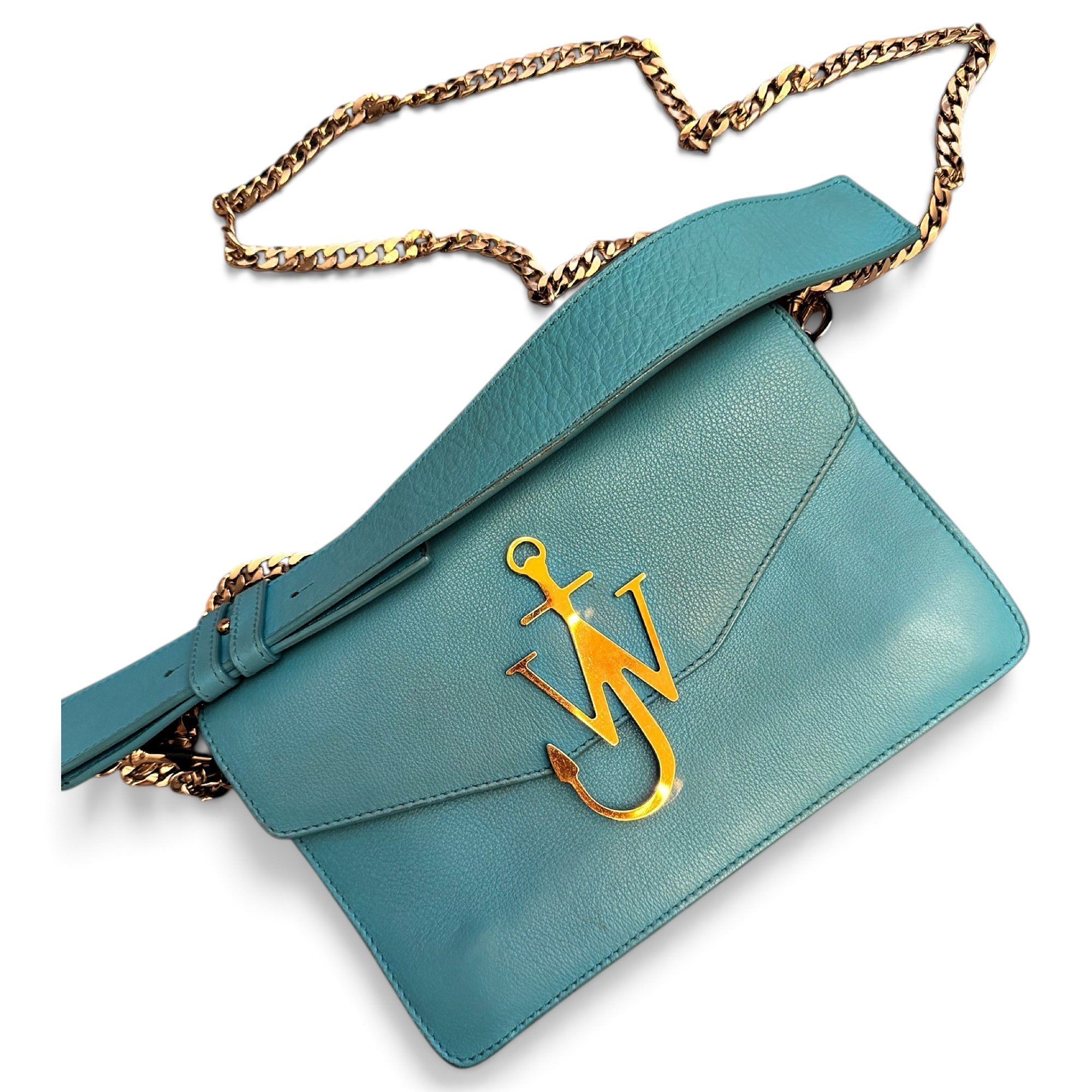 JW Anderson Anchor leather crossbody bag
