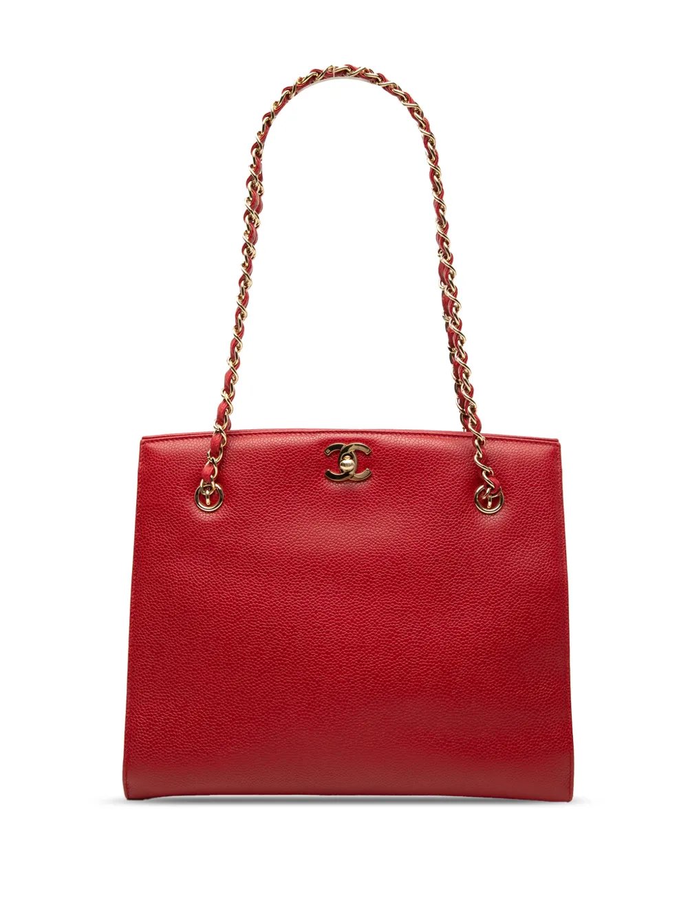 1997-1999 CC Caviar Turn Lock Chain tote bag