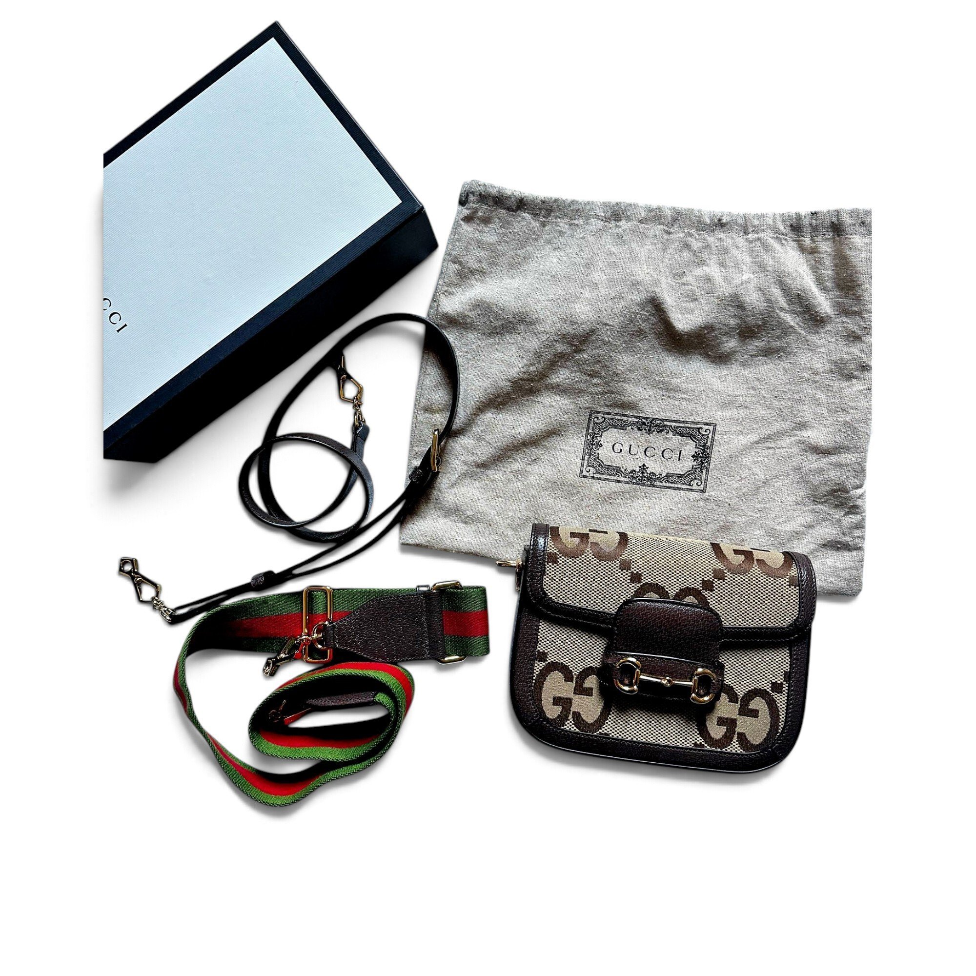 Horsebit 1955 leather handbag
