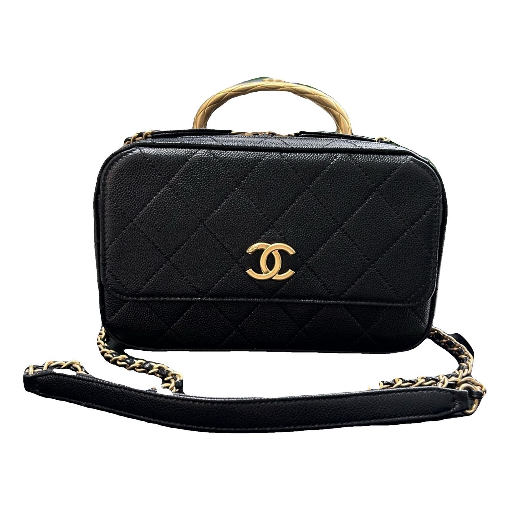 Trendy CC Flap leather handbag