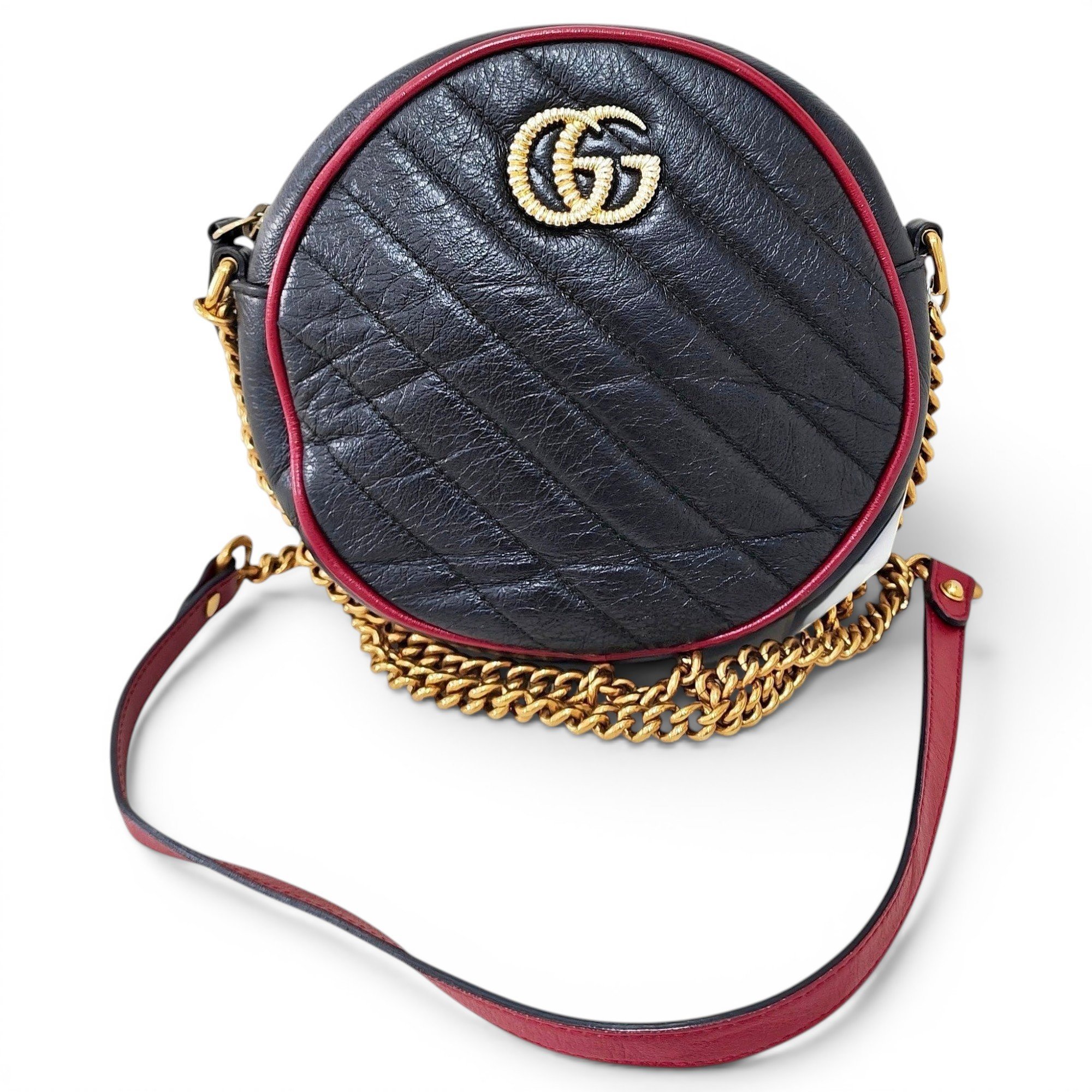 GG Marmont Circle leather bag