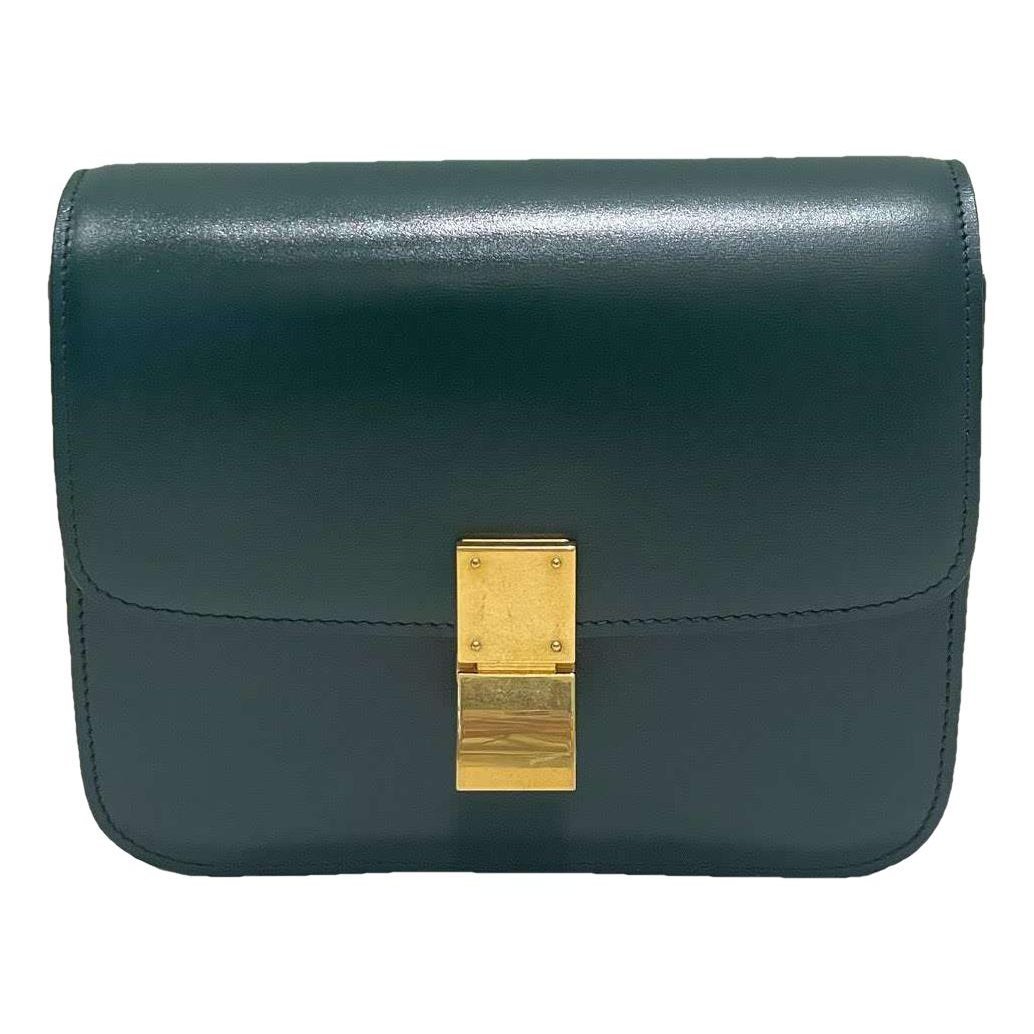 Classic leather handbag